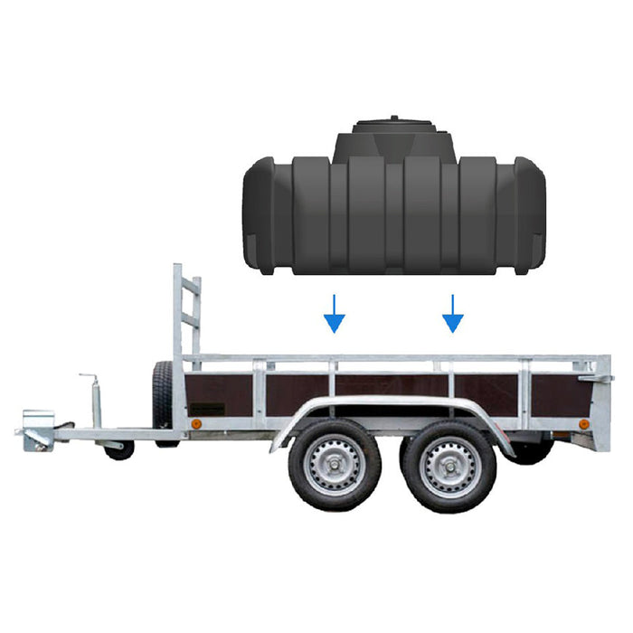 Regenwatertank inclusief schacht, 1500 liter